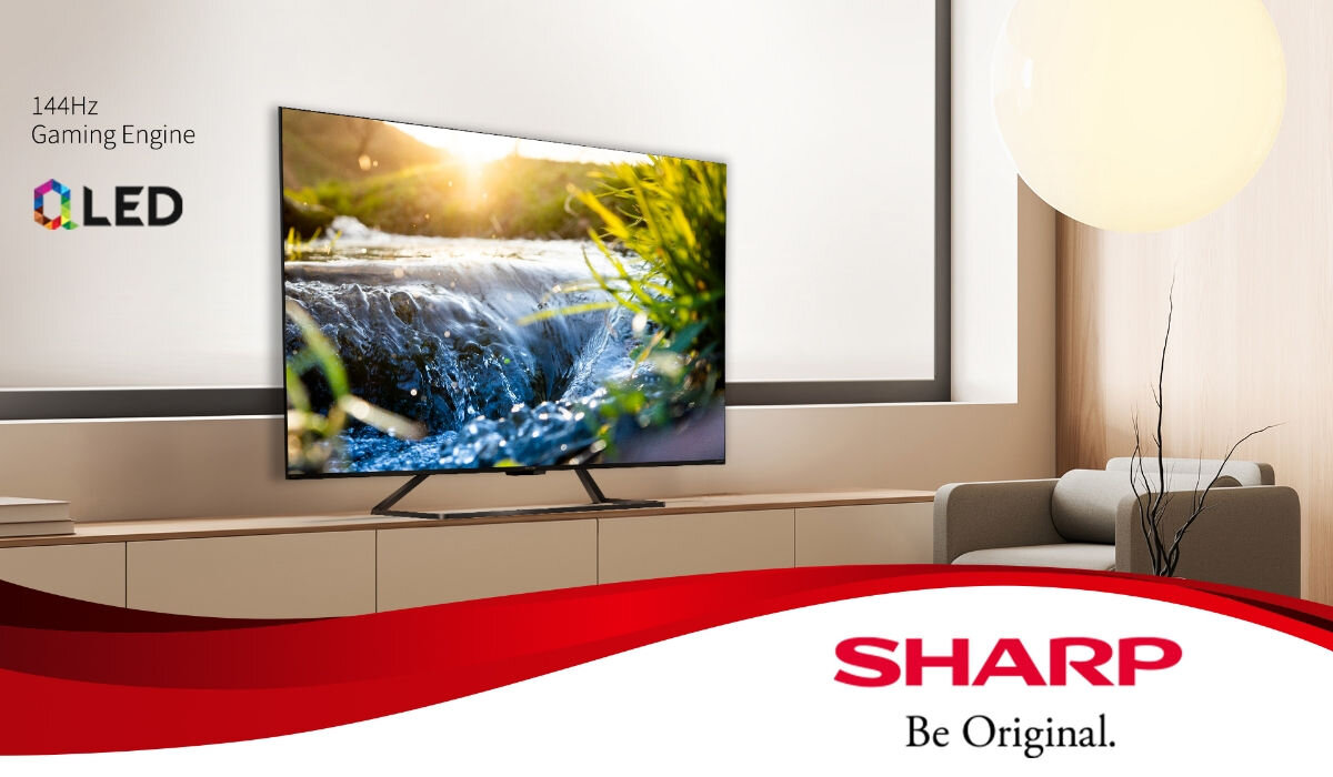 Telewizor SHARP 55GR8765E - Wciągający gaming w 144 Hz