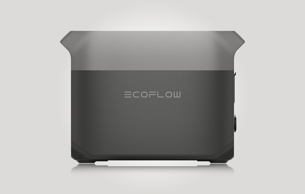 Przenośna stacja zasilania EcoFlow DELTA 3, Nie zakłóci Twojego spokoju, Stacja pokaza od boku pionowo