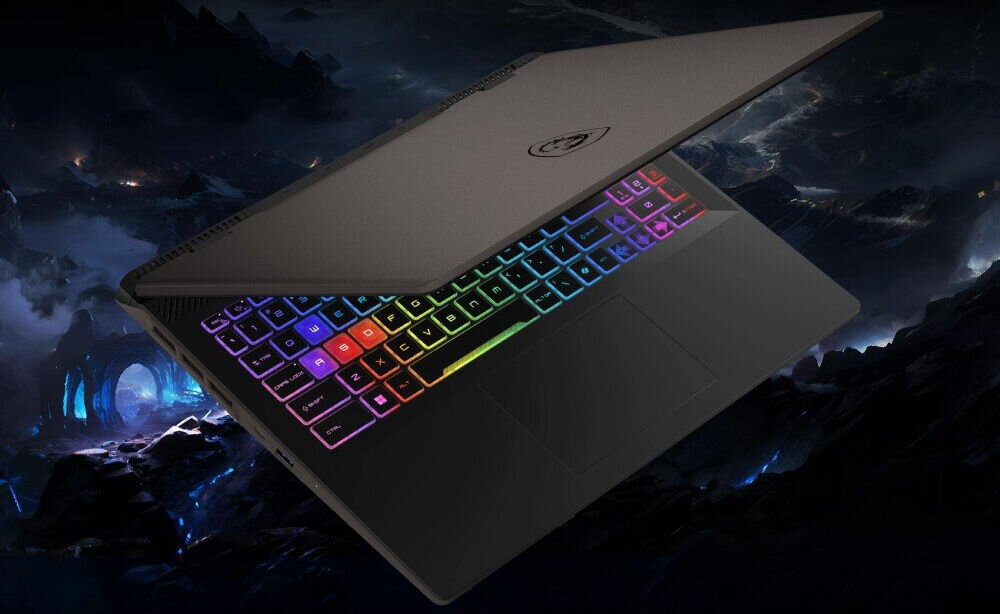 Laptop MSI Sword 16 HX B14VGKG-820XPL 16 IPS 240Hz i9-14900HX 16GB RAM 1TB SSD GeForce RTX4070 DLSS 3
wydajna pamięć i szybki dysk, 16 GB pamięci RAM DDR5, częstotliwość 5600 MHz, dwa sloty pamięci, możliwość rozszerzenia RAM-u
do 96 GB, dysk SSD PCIe NVMe 4.0 o pojemności 1 TB,
produkt z lekko zamkniętą obudową