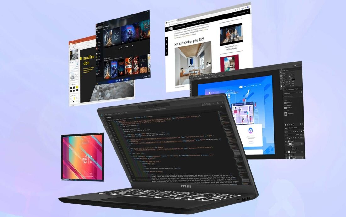 Laptop MSI Modern 15 H C13M - Intel Core   