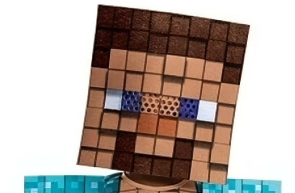 Strój karnawałowy DISGUISE Minecraft Steve 109 -126 cm Radość z odgrywania ról nawiązuje do świata Minecraft Steva pomaga rozwijać wyobraźnię i pewność siebie scenariusze zabaw, ćwiczy komunikację i współpracę z rówieśnikami