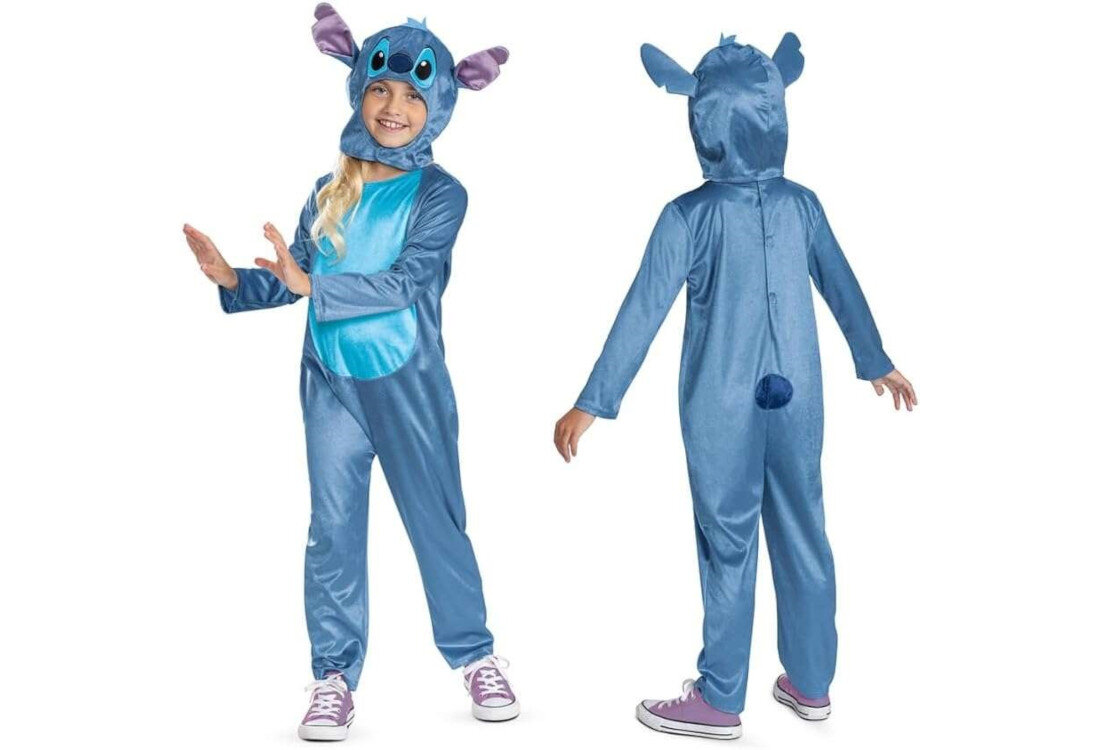 Strój karnawałowy DISGUISE Disney Lilo & Stitch 127-136 cm Oficjalne pochodzenie licencjonowanym produktem Disne zgodności z oryginalną animacją „Lilo i Stitch” wiarygodny wygląd bohatera