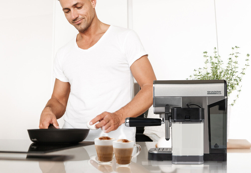 Ekspres WEBBER H5 Barbosa One Touch Cappuccino wyspa mleczna spenione mleko kawa