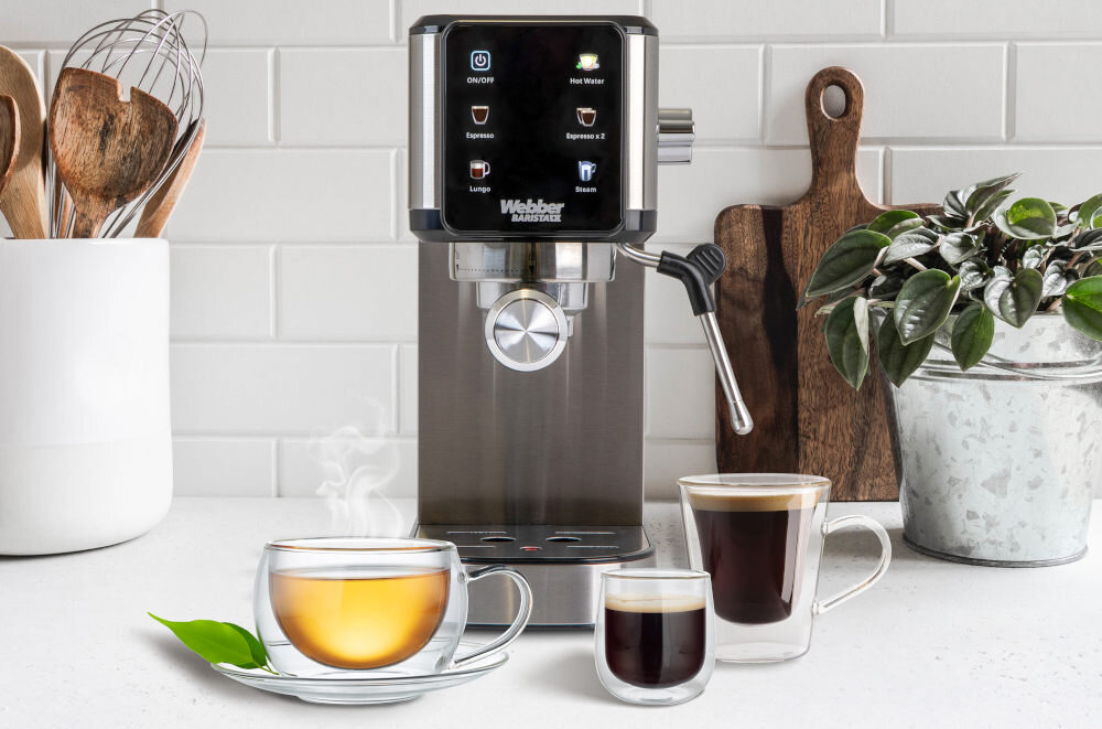 Ekspres WEBBER E3 Cartago Wszechstronność parzenia podwójne espresso espresso lungo napój dopasowanie upodobania