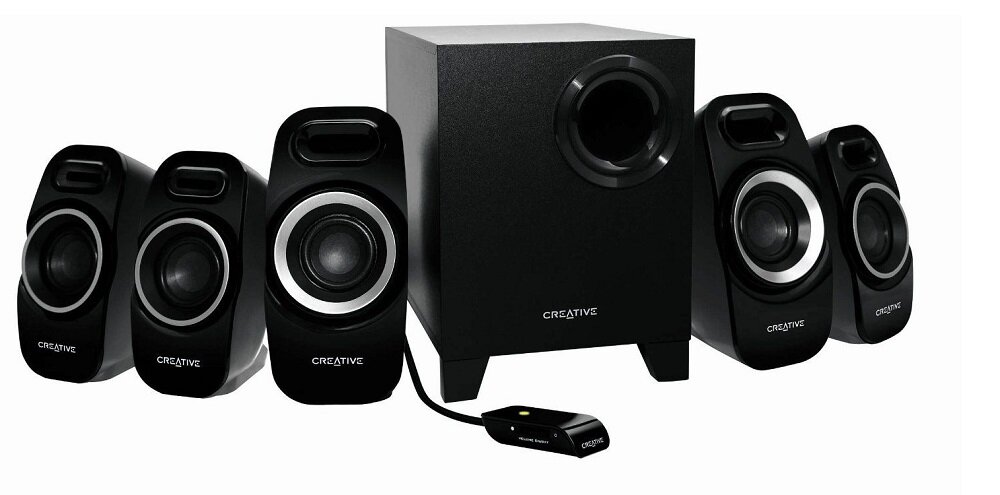 Głośniki CREATIVE Inspire T6300 design wyposażenie zawartość