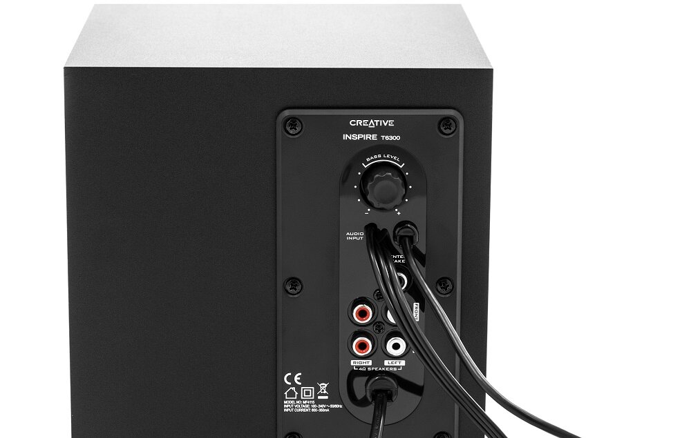 Głośniki CREATIVE Inspire T6300 połączenie przewodowe