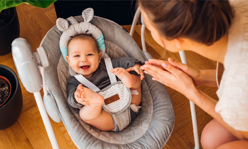 Bujaczek MOMI Liss BULE00014 Różowy prezentacja wizualizacja design wygląd Komfort i spokój dziecka