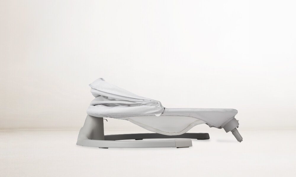 Bujaczek MOMI Kenani BULE00023 Jasnoszary Łatwe przechowywanie Waga 3,4 kg wymiary 65 × 63 × 45 cm organizacja przestrzeń