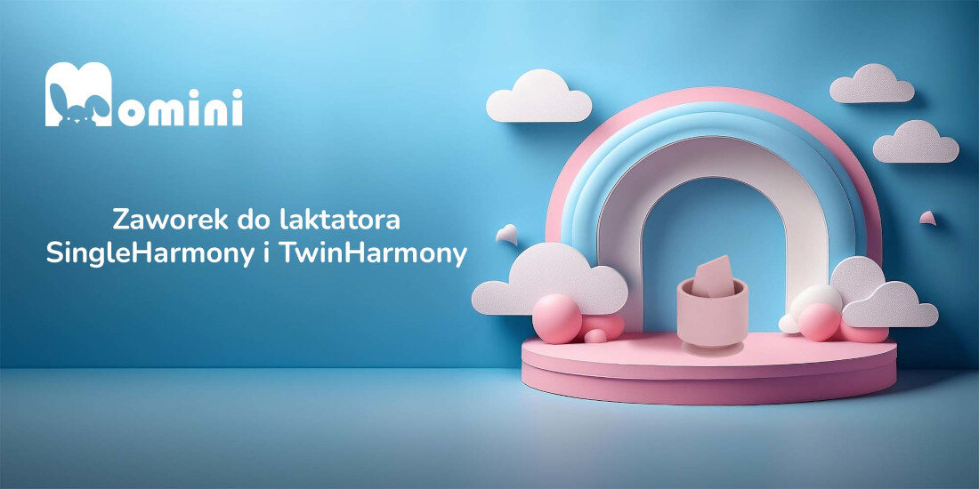 Zaworek do laktatora MOMINI SingleHarmony i TwinHarmony Dla wygody karmienia prezentacja wygląd na podeście