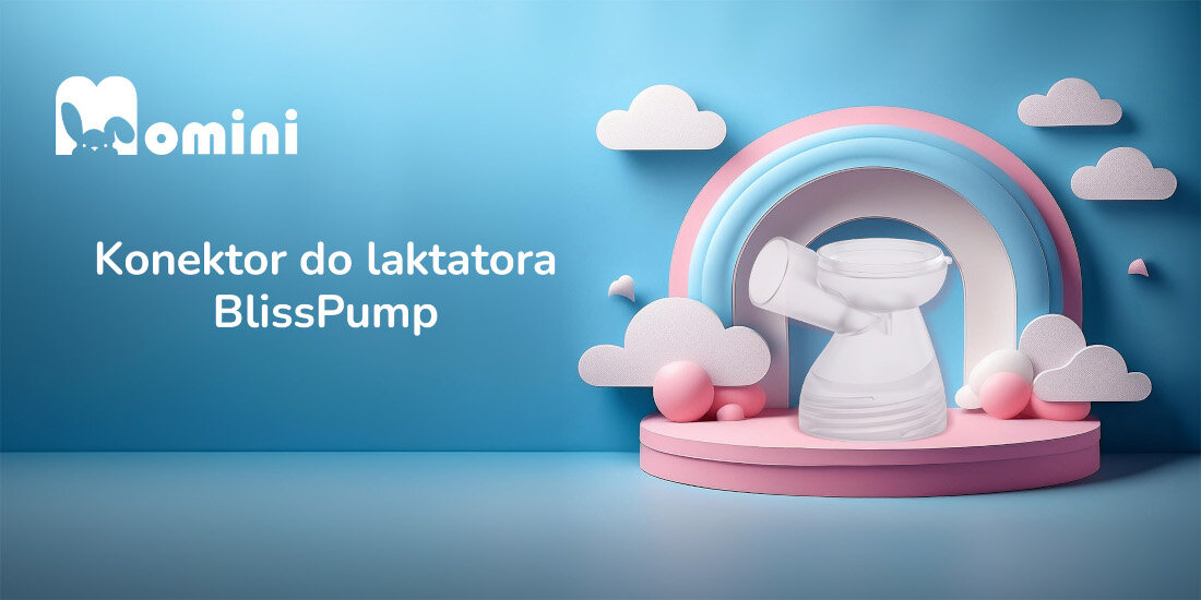 Konektor do laktatora MOMINI Blisspump wygląd prezentacja design wizualizacja konektor na podeście