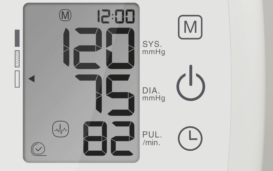 Ciśnieniomierz MICROLIFE BP W 10 Basic Czytelny wyświetlacz Duże cyfry i intuicyjna prezentacja wyników  ułatwienie odczyt pomiar Przejrzysty ekran  łatwy dostęp do danych szybkie śledzenie zmian ciśnienia Funkcja zapamiętywania 30 pomiarów z datą i godziną