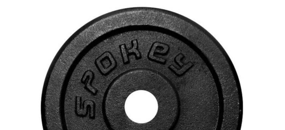 Obciążenie SPOKEY Sinis (5 kg) dla mężczyzn dla kobiet do ćwiczeń ogólnorozwojowych rehabilitacyjnych średnica otworu 29 mm 