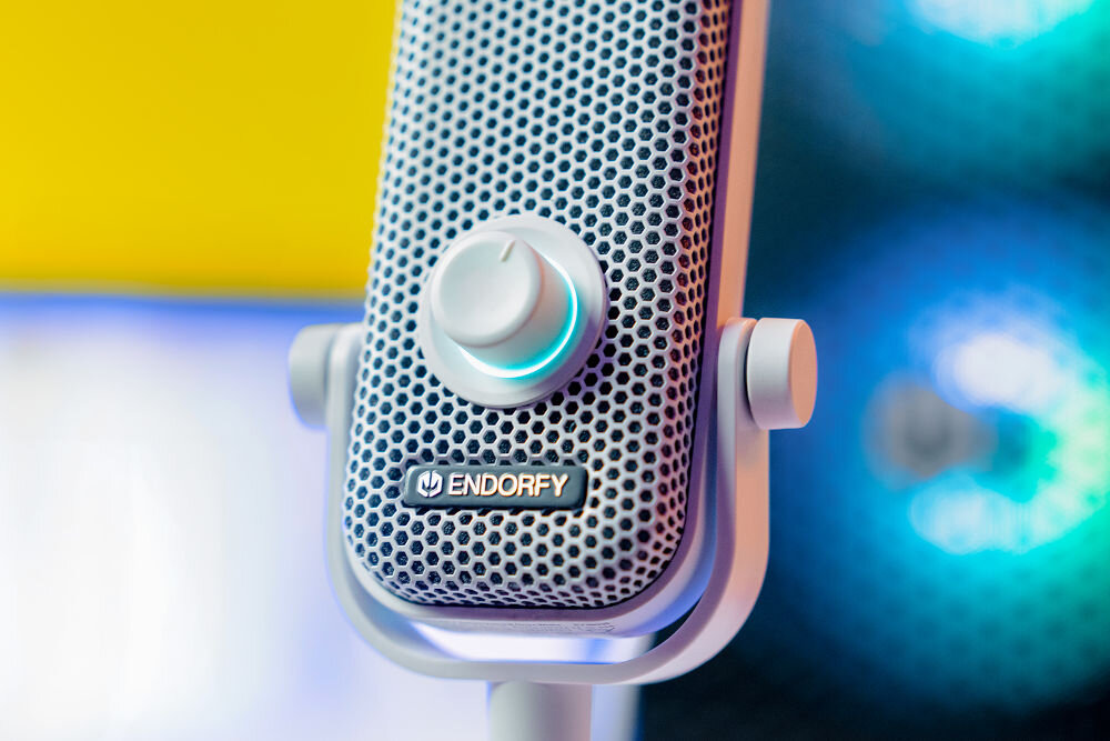 Mikrofon ENDORFY Solum Voice S Onyx Biały podświetlenie