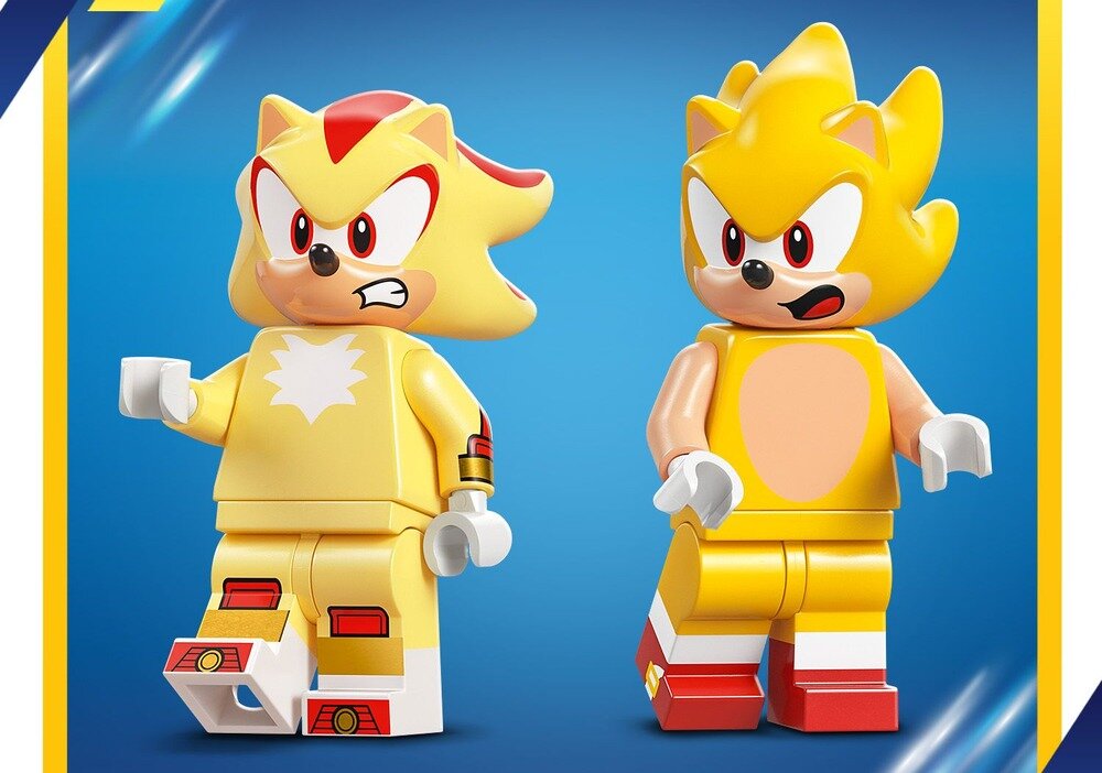 LEGO 77003 Sonic the Hedgehog Super Shadow kontra Biolizard Minifigurki