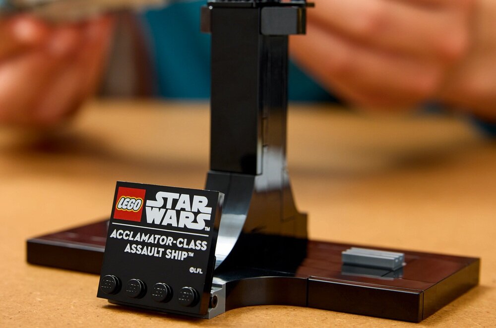 LEGO 75404 Star Wars Krążownik szturmowy typu Acclamator podstawka seria kolekcjonerska