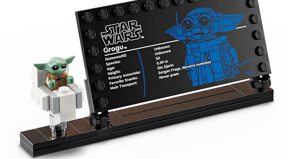 LEGO 75403 Star Wars Grogu w wózku podstawka
