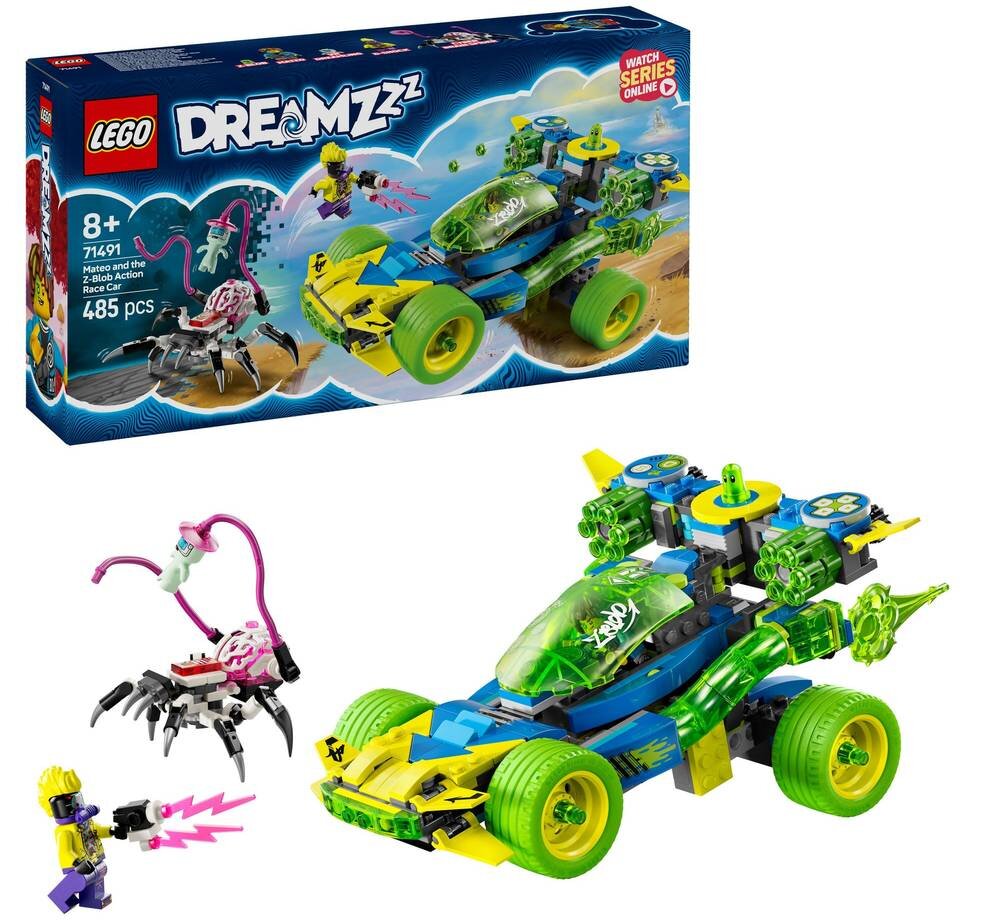 LEGO 71491 DREAMZzz Samochód wyścigowy Mateo i Z-Bloba zestaw