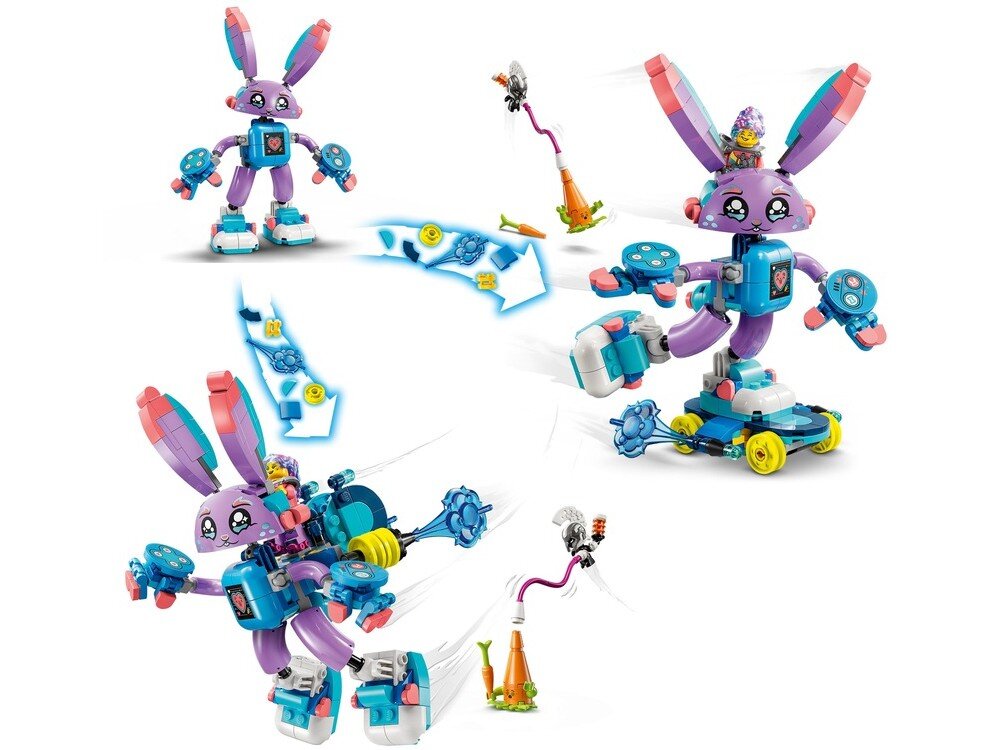 LEGO 71490 DREAMZzz Izzie i gamerski Bunchu model podczas zabawy