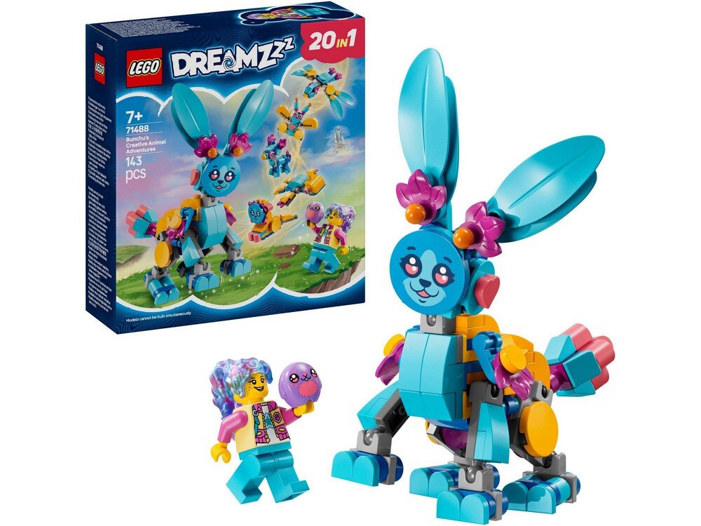 LEGO 71488 DREAMZzz Kreatywne zwierzęce przygody Bunchu