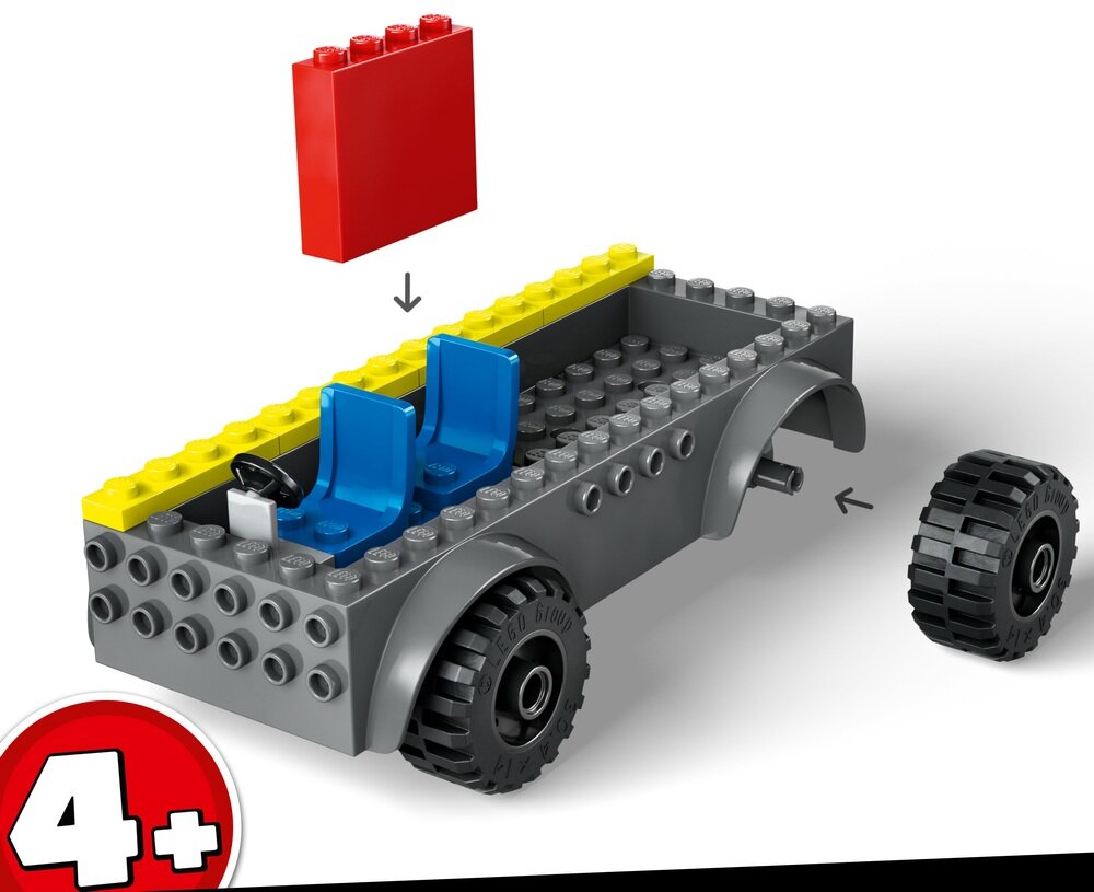 LEGO 60463 City Wóz strażacki z drabiną łatwe budowanie klocek startowy