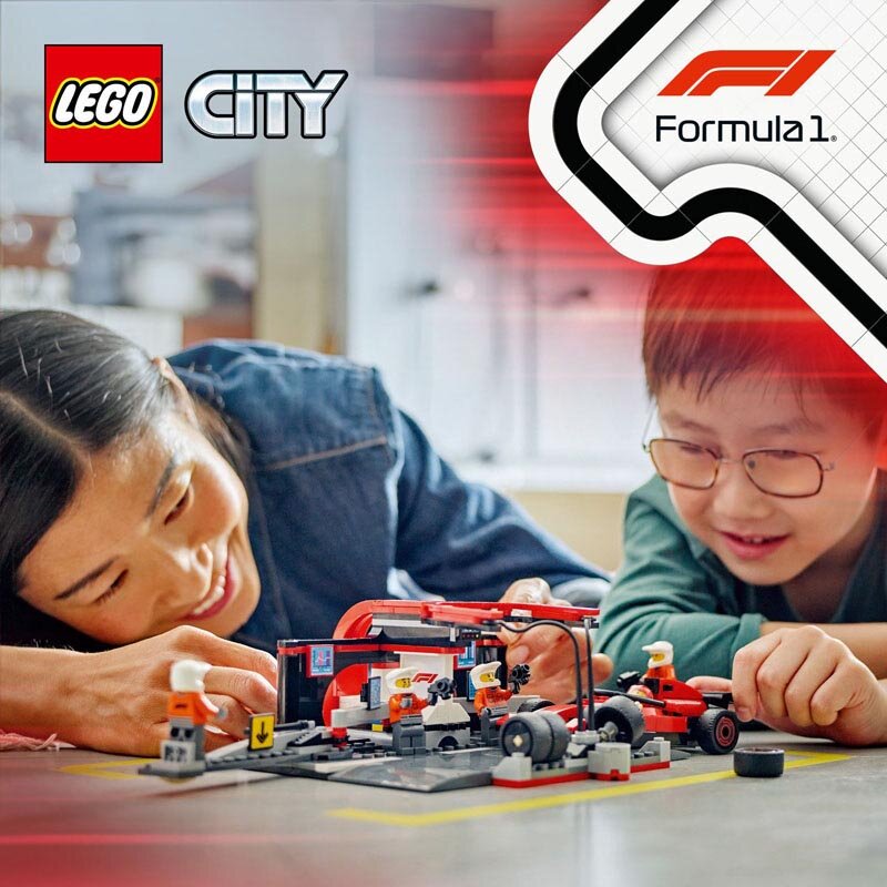 Zestaw LEGO® City z pit stopem Ferrari