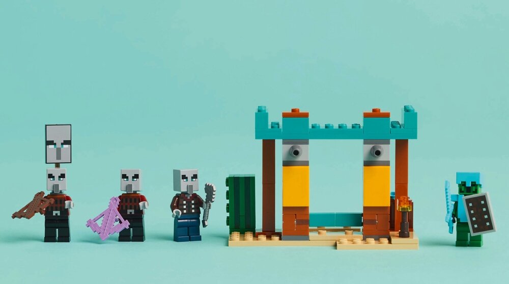 LEGO 21267 Minecraft Pustynny patrol złosadników kv lifestyle początek opisu sekcja nagłówkowa