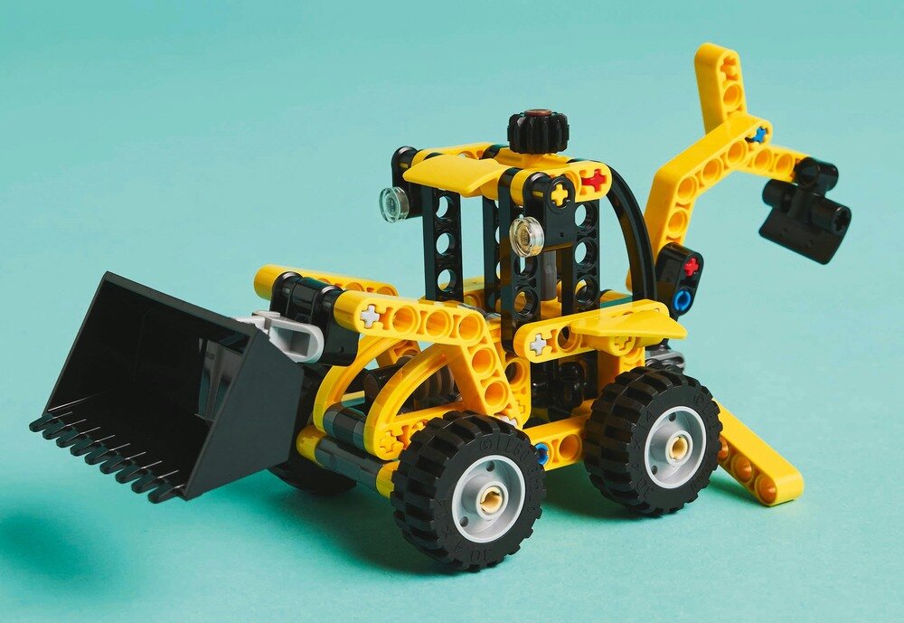 LEGO 42197 Technic Koparko-ładowarka kv początek opisu