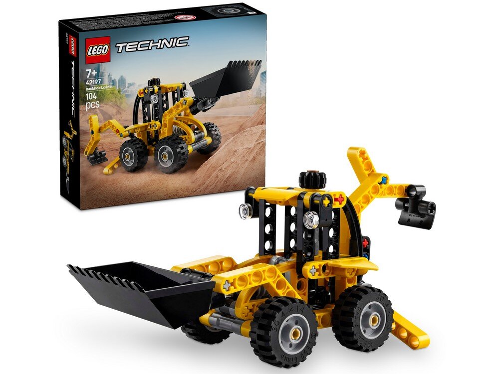 LEGO 42197 Technic Koparko-ładowarka zestaw pudełko