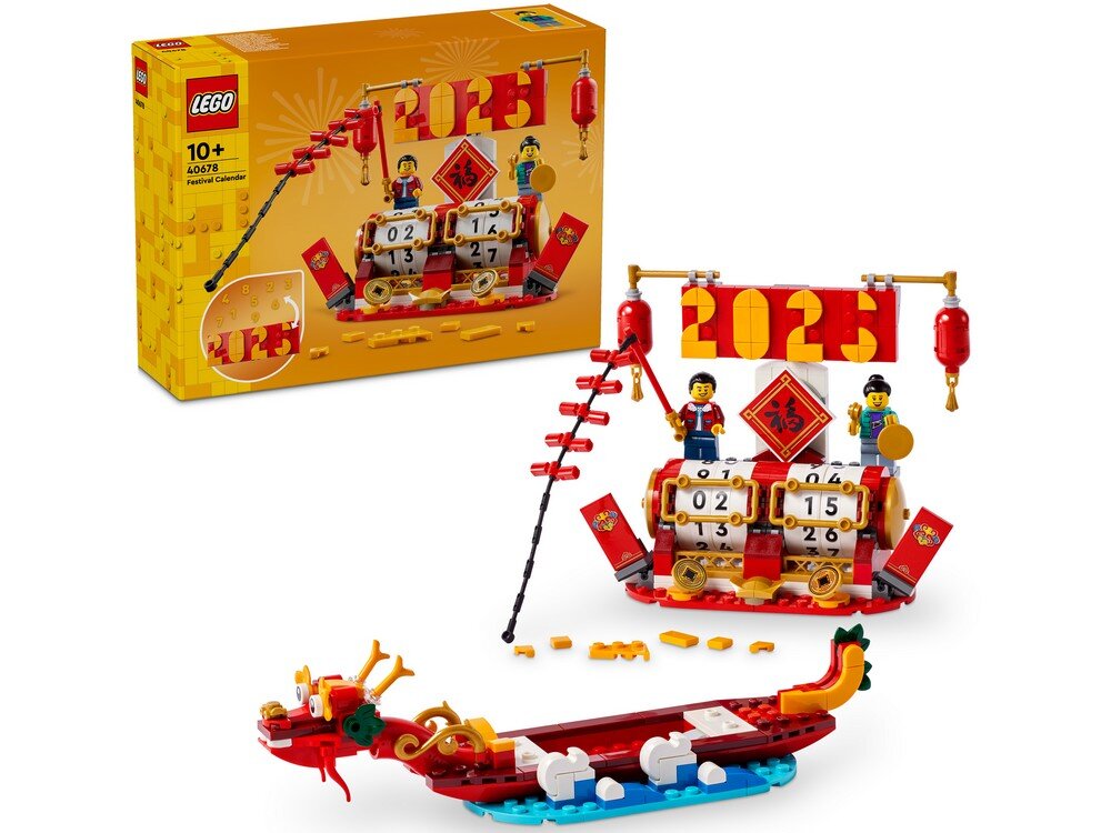 LEGO 40678 ICONIC Kalendarz festiwalowy zestaw pudełko  