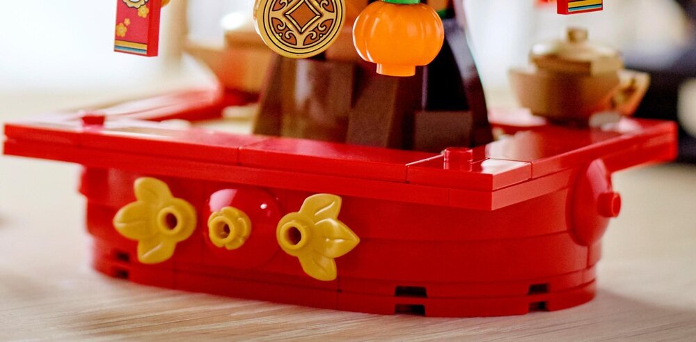 LEGO 40648 Iconic Pachira podstawka zbliżenie