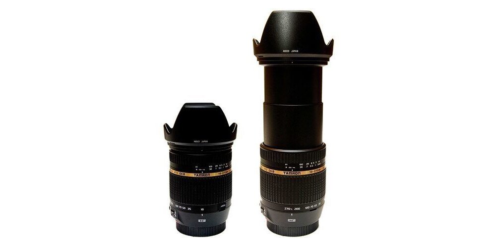 Obiektyw TAMRON AF 18-270 mm f-3.5-6.3 Di II VC PZD mocowanie przysłona zdjęcia