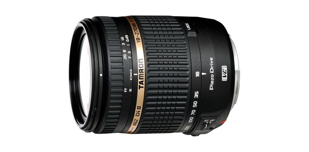Obiektyw TAMRON AF 18-270 mm f-3.5-6.3 Di II VC PZD mocowanie przysłona zdjęcia