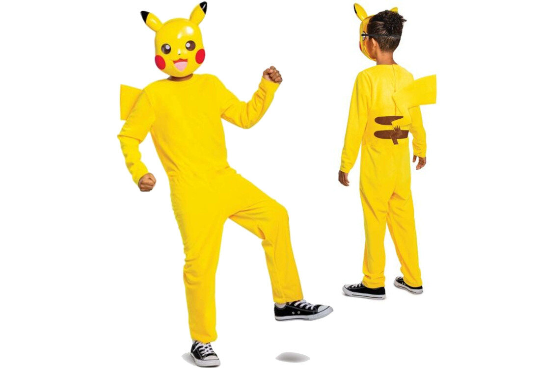 Strój karnawałowy DISGUISE Pokemon Pikachu 127-136 cm wygląd design tło wizualizacja Karnawał pełen radości