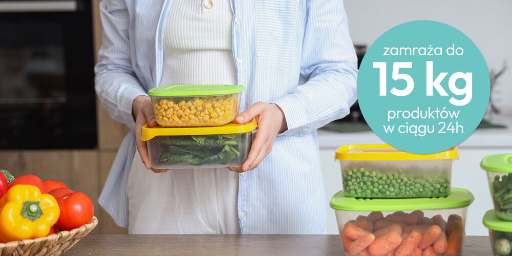 Zamrażarka CANDY CCHH 3012E Wysoka wydajność pracy mrożenie w krótkim czasie wydajność 15 kg/24 godziny duże ilości od -28°C do 4°C