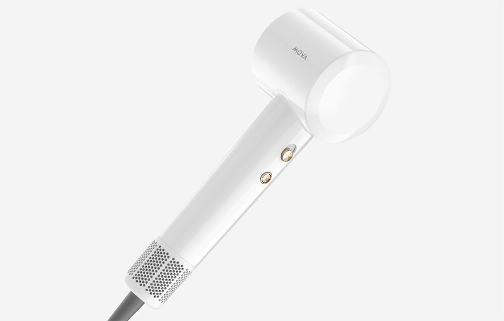 Suszarka do włosów MOVA Turbo szara Ochrona przed przegrzaniem suszy chroni Twoje włosy system kontroli temperatury temperatura włosy wygląd jonizacja