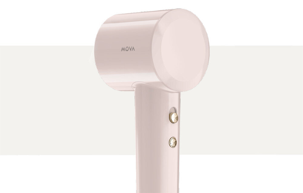Suszarka do włosów MOVA Turbo różowa Lekka i wygodna w użyciu waga lekka konstrukcja  Ergonomiczny uchwyt i intuicyjnie rozmieszczone przyciski