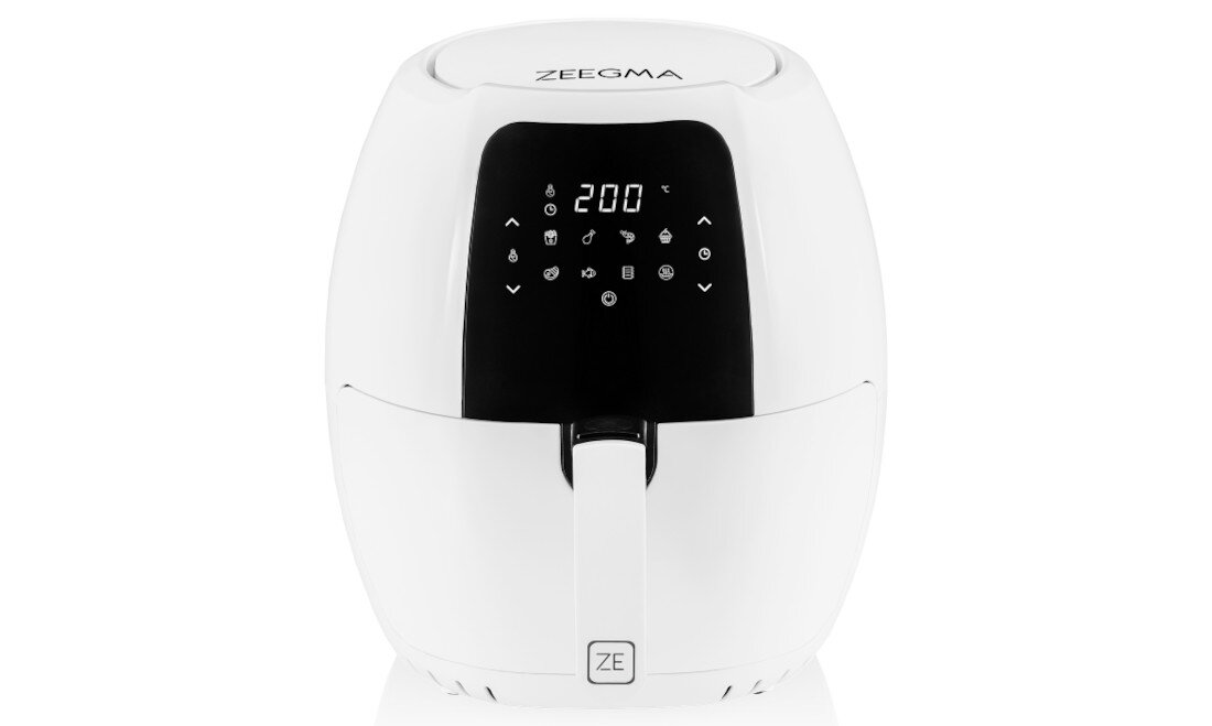 Air Fryer Frytkownica beztłuszczowa ZEEGMA Knapper Grand 7.7l 8 automatycznych programów Równomierne pieczenie kształt i funkcja konwekcji 