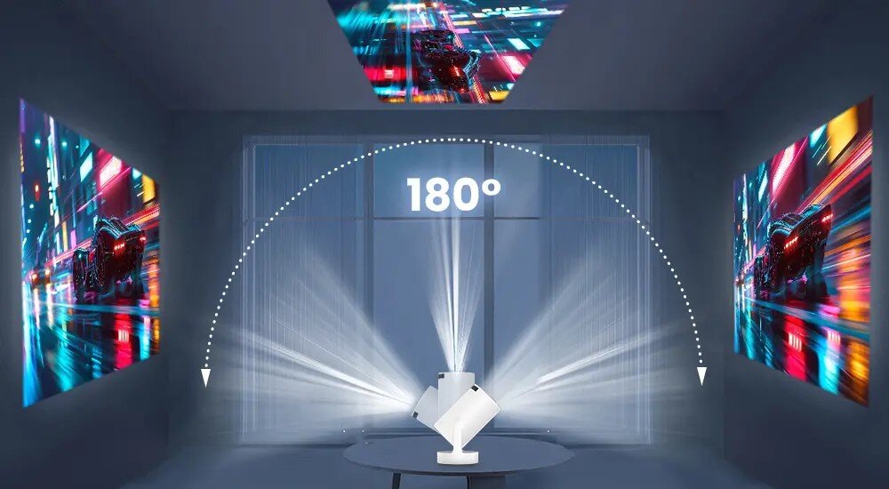 Projektor EXTRALINK ESP-300HiFi HD - Kompaktowa konstrukcja, regulowany kąt nachylenia