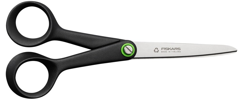 Nożyczki uniwersalne FISKARS Functional Form dla praworęcznych ergonomiczne 17 cm niewielki rozmiar, łatwe przechowywanie, wygoda, szybki dostep