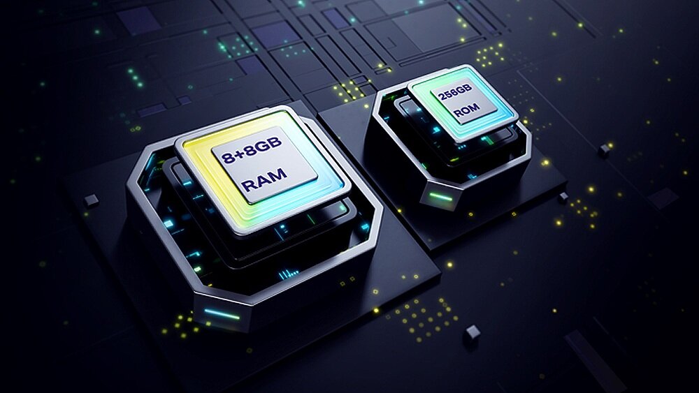 Smartfon INFINIX Hot 50 Pro+  wizualizacja pamięci  