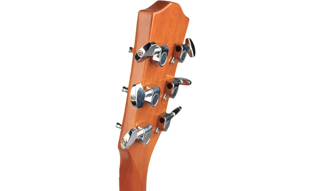 Gitara elektroakustyczna V-TONE Veag1 CE NT 4 - Sprawdź, jak brzmi pasja, głowka gitary pod skosem