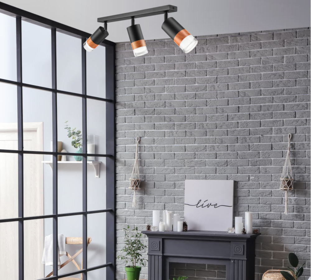 Lampa sufitowa LAMKUR Aurora 43678, światło, komfort, oświetlenie, dom, pokój gościnny, na suficie zamontowana lampa lamkur