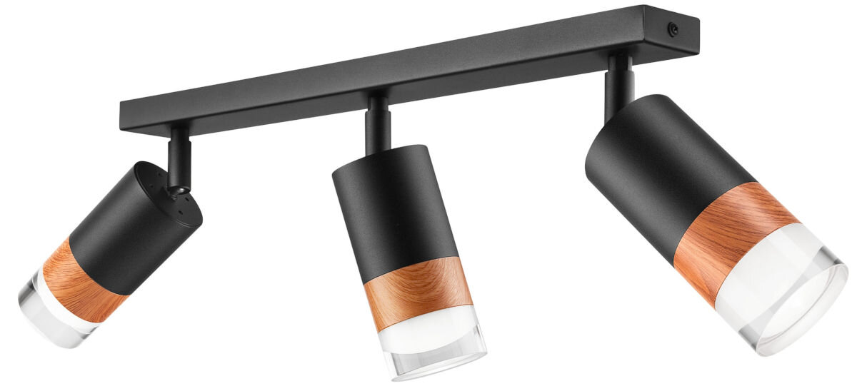 Lampa sufitowa LAMKUR Aurora 43678, forma, praktyczna, kształt, listwa, na białym tle lampa sufitowa lamkur