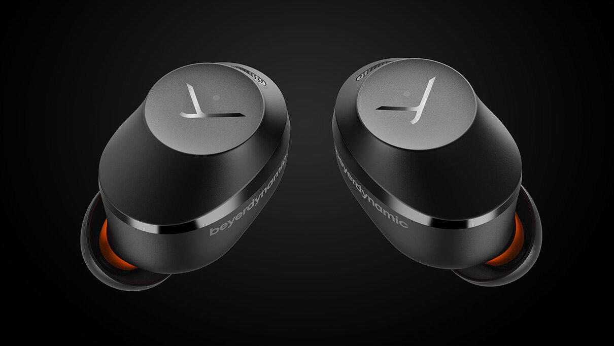 beyerdynamic AMIRON 300 słuchawki na czarnym tle ultralekkie kompakowa konstrukcja