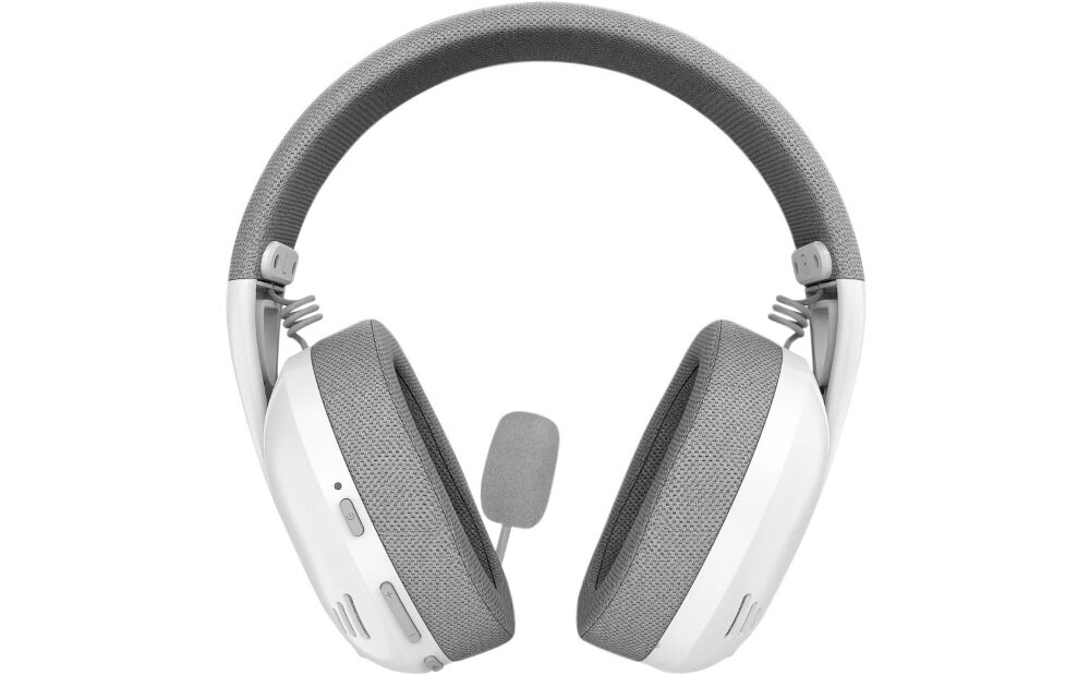 Słuchawki RAMPAGE Crack H11 - Wysokiej jakości mikrofon, słuchawki na czarnym tle