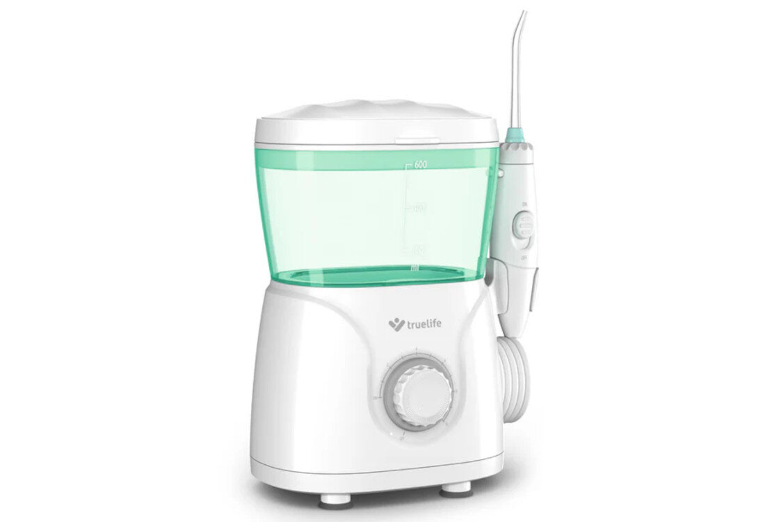 Irygator TRUELIFE AquaFloss Station S600 Biały Mobilne wymiary waga funkcjonalność