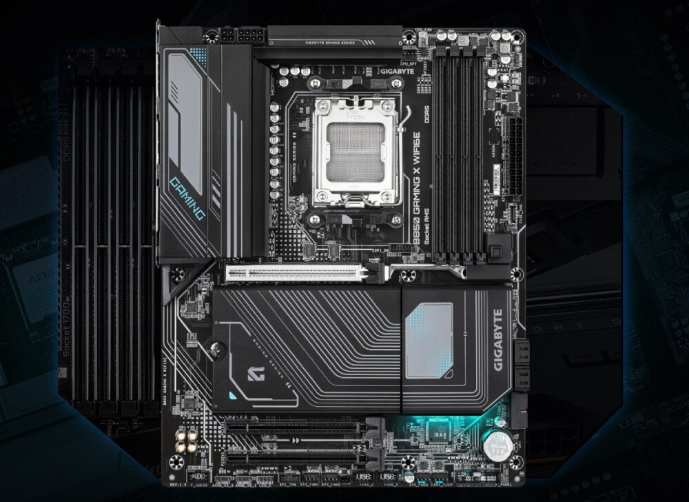 Płyta główna GIGABYTE B850 Gaming X WiFi6E wytrzymałość trwałość osłony slotów PCIe