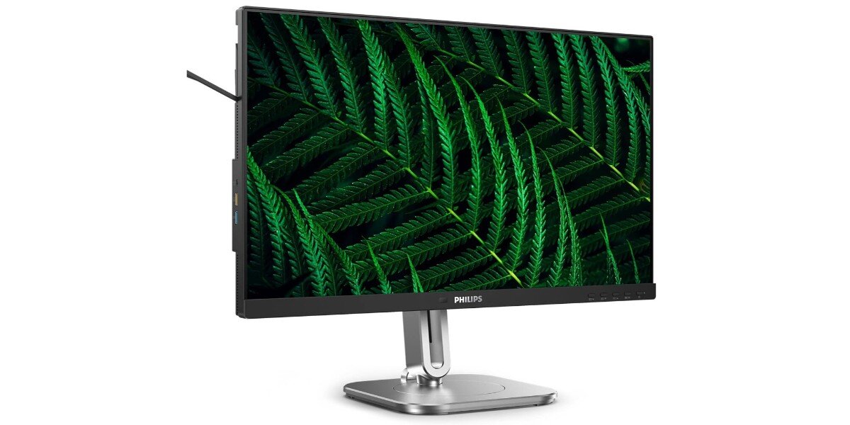 Monitor PHILIPS 27B2G5200/01 na białym tle.