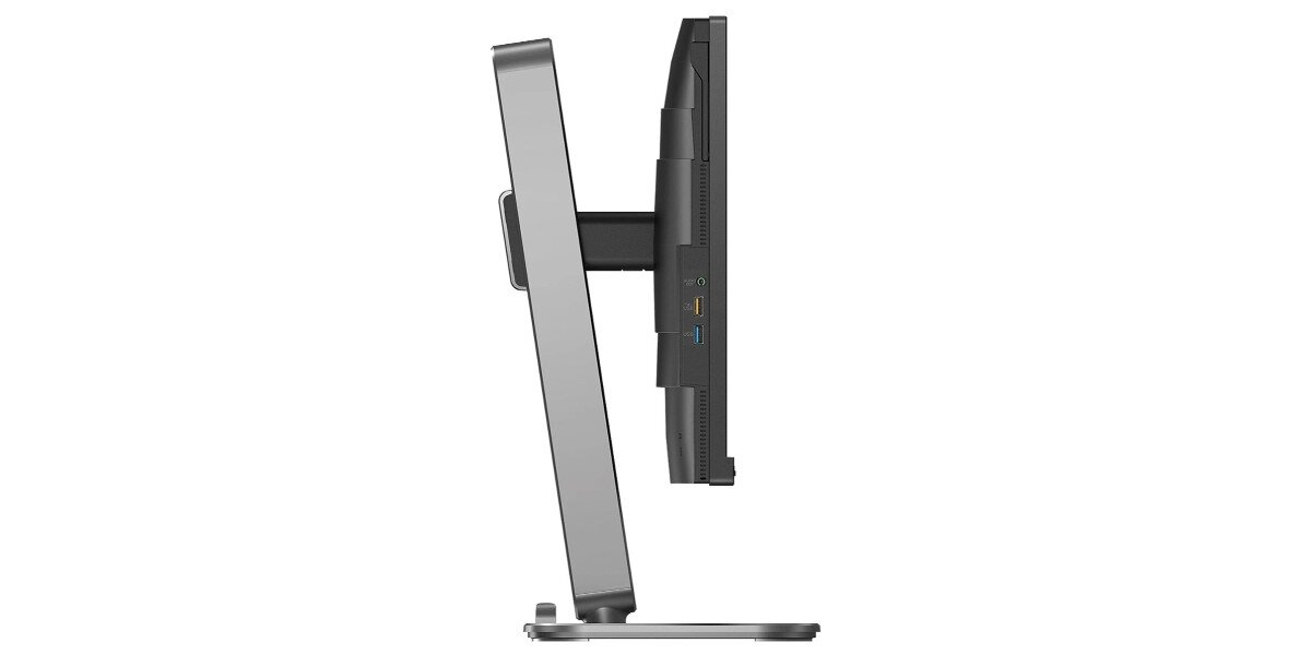 Monitor PHILIPS 27B2G5200/01 na białym tle - bok monitora.