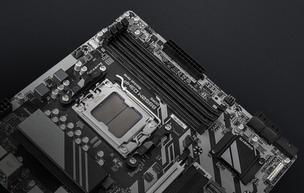 Płyta główna GIGABYTE B850M D3HP pamięć DDR5 taktowanie podkręcenie AMD EXPO Dual Channel